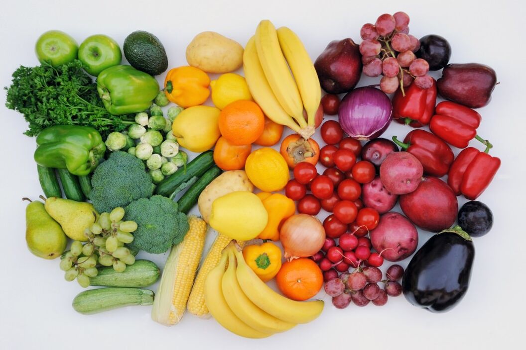 Verduras e froitas